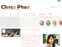 Tablet Screenshot of chocophee.com